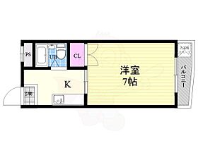 京都府京都市南区西九条針小路町（賃貸マンション1K・2階・24.00㎡） その2