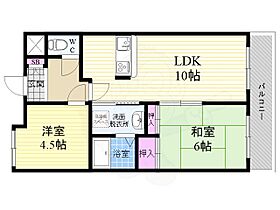 京都府京都市伏見区下鳥羽広長町（賃貸マンション2LDK・4階・47.08㎡） その2