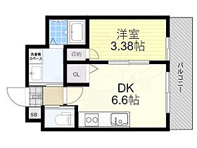 京都府京都市伏見区深草上横縄町（賃貸アパート1DK・2階・25.66㎡） その2