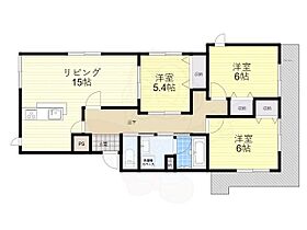 京都府京都市伏見区深草寺内町（賃貸マンション3LDK・2階・52.38㎡） その2