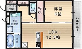 京都府京都市伏見区中島外山町（賃貸アパート1LDK・1階・49.05㎡） その2