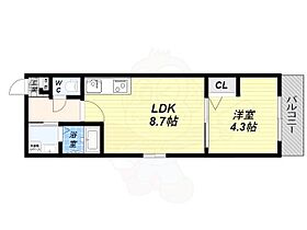 京都府京都市伏見区深草西出町（賃貸マンション1LDK・3階・30.00㎡） その2