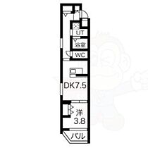 京都府京都市南区四ツ塚町（賃貸マンション1DK・5階・34.20㎡） その2