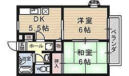 間取図画像 2DK