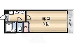 メゾン近松 1Kの間取図画像