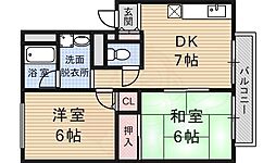ヴュー深草 1階/-