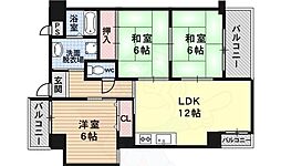 グレース吉祥 2階3LDKの間取り