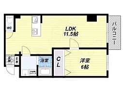 墨染コーポ 2階