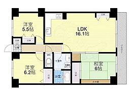 間取図画像 3LDK