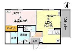 GRAMM西伊達 1LDKの間取図画像