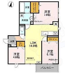 ヴィーヴルグラン 3階/-