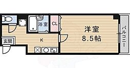 ルーミネス芦谷 1Kの間取図画像