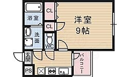 メゾン・サクセス 1Kの間取図画像