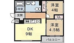 Villa Vista Daigo南棟 2階/-
