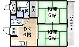 パレス稲荷 5階/-