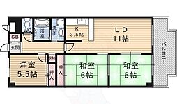 ラポート・折坂 3LDKの間取図画像