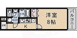 メゾンヴィーナス 1Kの間取図画像
