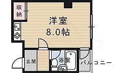 グリーンハイツ大林 1Kの間取図画像