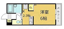 ハイメディア21 ワンルームの間取図画像