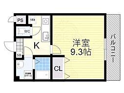 ルーチェソラーレ 1Kの間取図画像
