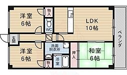 エクラ丹波橋 3LDKの間取図画像
