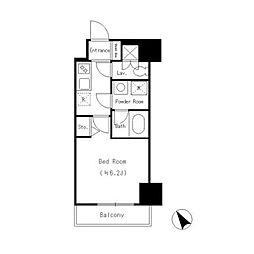 Ｄｏｒｍｏｕｓｅ　Ｆｉｎｅ 3階1Kの間取り