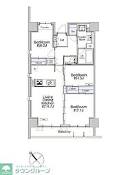 クラシアム神奈川台場 3LDKの間取図画像