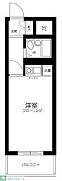ヴェラハイツ鶴見 ワンルームの間取図画像