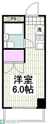 L'sBldg ワンルームの間取図画像