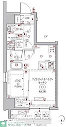 クレイシアIDZ鶴見 1LDKの間取図画像