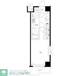 ルーブル横濱矢向 1Kの間取図画像