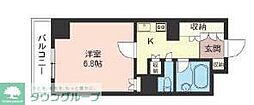 エスティメゾン川崎 1Kの間取図画像