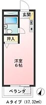 東京都府中市緑町２丁目（賃貸アパート1R・2階・17.32㎡） その2