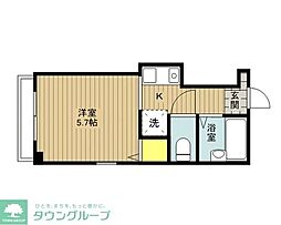 JR京浜東北・根岸線 大宮駅 徒歩7分の賃貸アパート 2階1Kの間取り