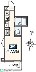 JR京浜東北・根岸線 大宮駅 徒歩7分の賃貸アパート 3階1Kの間取り