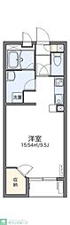 レオネクストウエストP-α 1Kの間取図画像