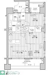 イニシアコート大宮ウエスト 3LDKの間取図画像