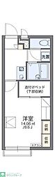 レオパレスフルール 1Kの間取図画像