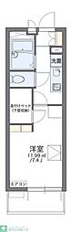 レオパレスアストライア 1Kの間取図画像