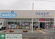 ウエルシア上尾上店 徒歩6分。 410m