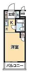 WINBELLSOLO桶川8 ワンルームの間取図画像
