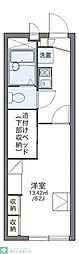 レオパレスフルハウス 1Kの間取図画像