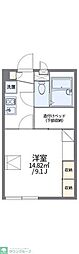 レオパレスルミエール 1Kの間取図画像