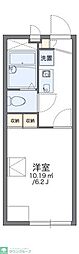 レオパレスウエストゴールド2 1Kの間取図画像