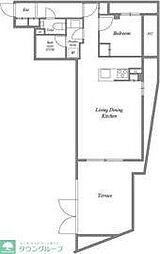 ACPResidence新江古田 1階1LDKの間取り