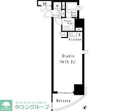 ＭＦＰＲ代々木タワー 5階1Kの間取り