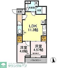 物件の間取り