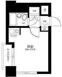 ライオンズマンション中野東 ワンルームの間取図画像