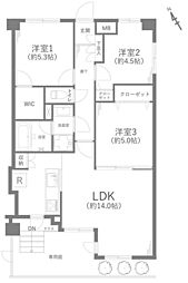 間取図画像 3LDK