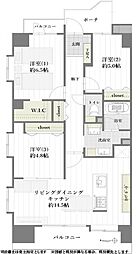 ラミアール西船橋 3LDKの間取図画像